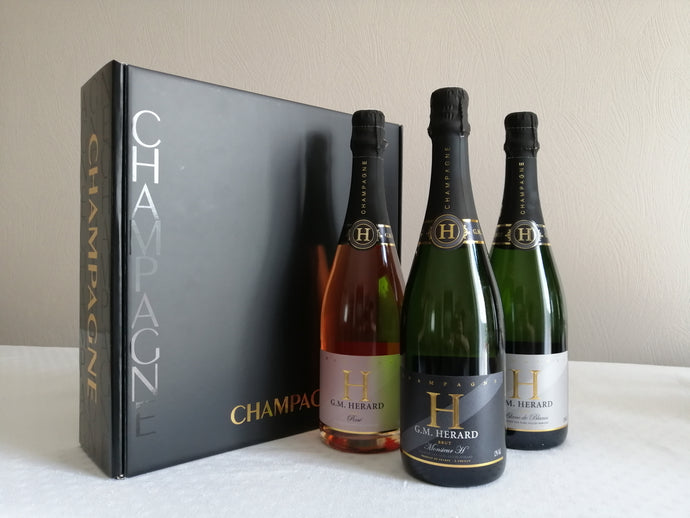Gift Box 3 bottles of Champagne